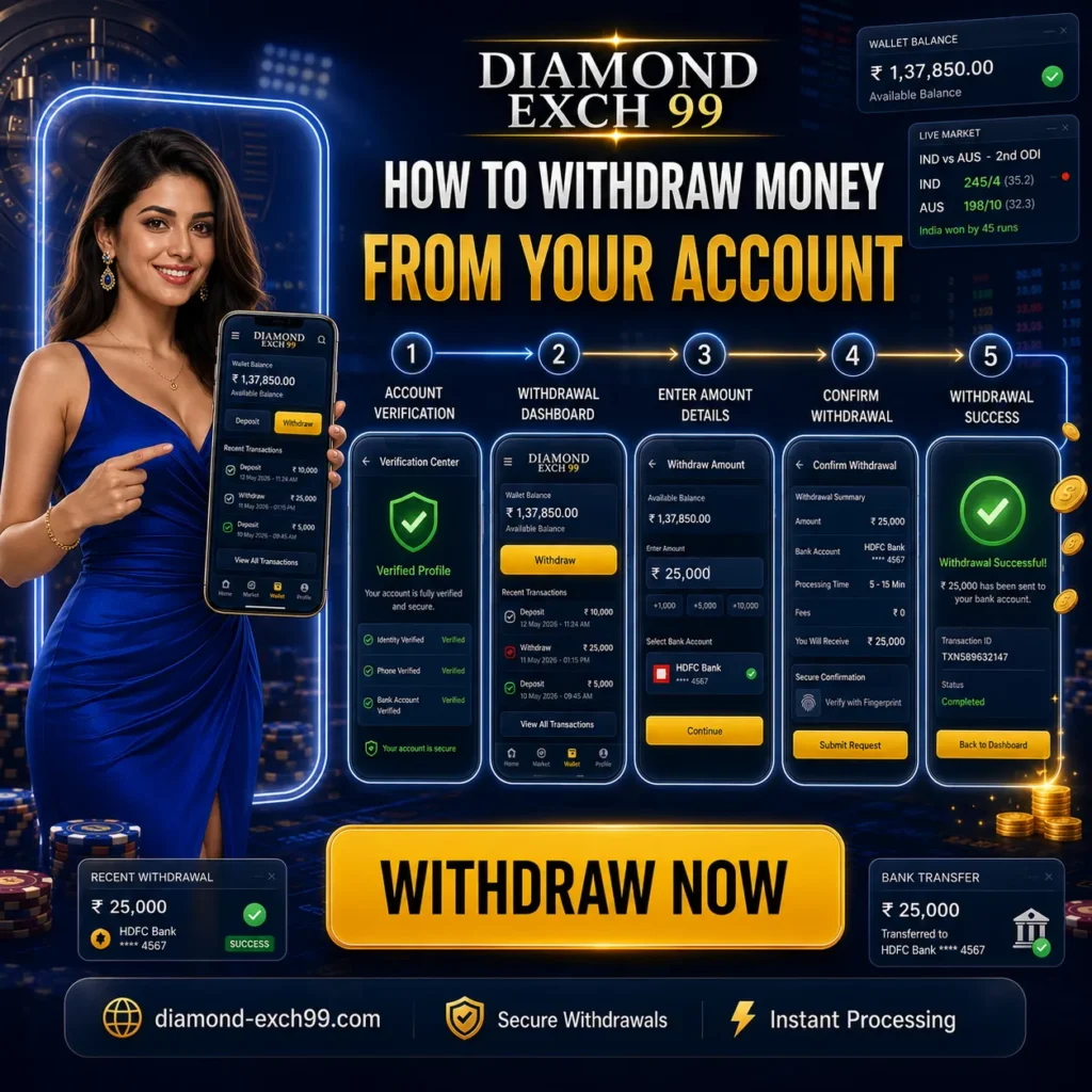 diamondexch99 account withdrawal